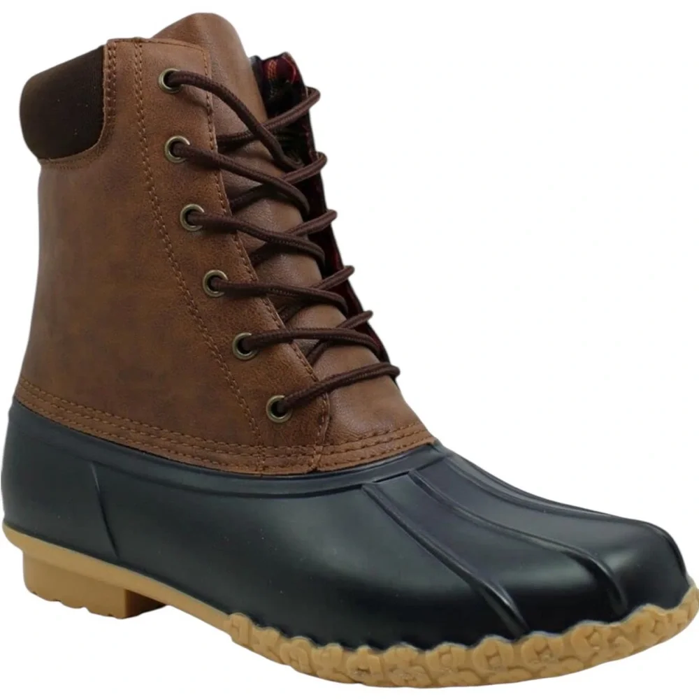 JBU Maine Waterproof Duck Boot Blue/Brown Men’s size 13